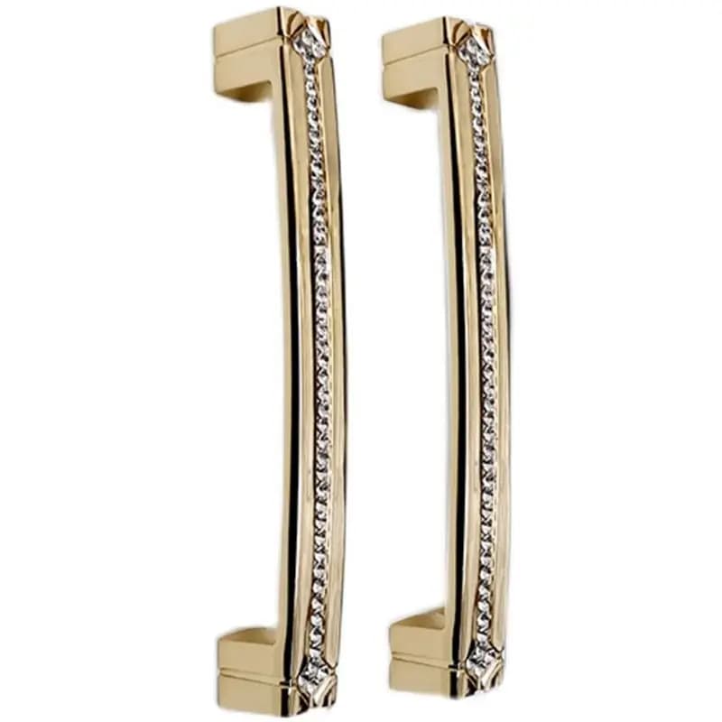 ABXF-Luxury Crystal Diamond Furniture Handles Wardrobe Drawer Knobs Drawer Knobs Dresser Sliding Door Pull Handle
