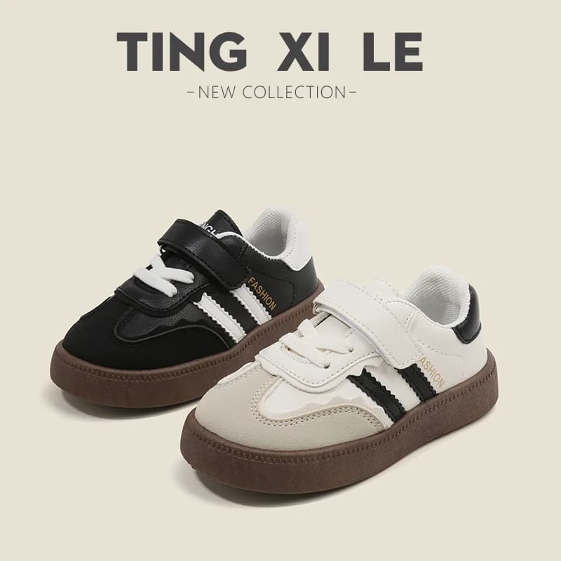 Nuove Scarpe da Ginnastica Tedesche per Bambini, Sneakers Casual Primaverili e Autunnali per Ragazzi e Ragazze, Scarpe Sportive Bianche Resistenti per Bambini