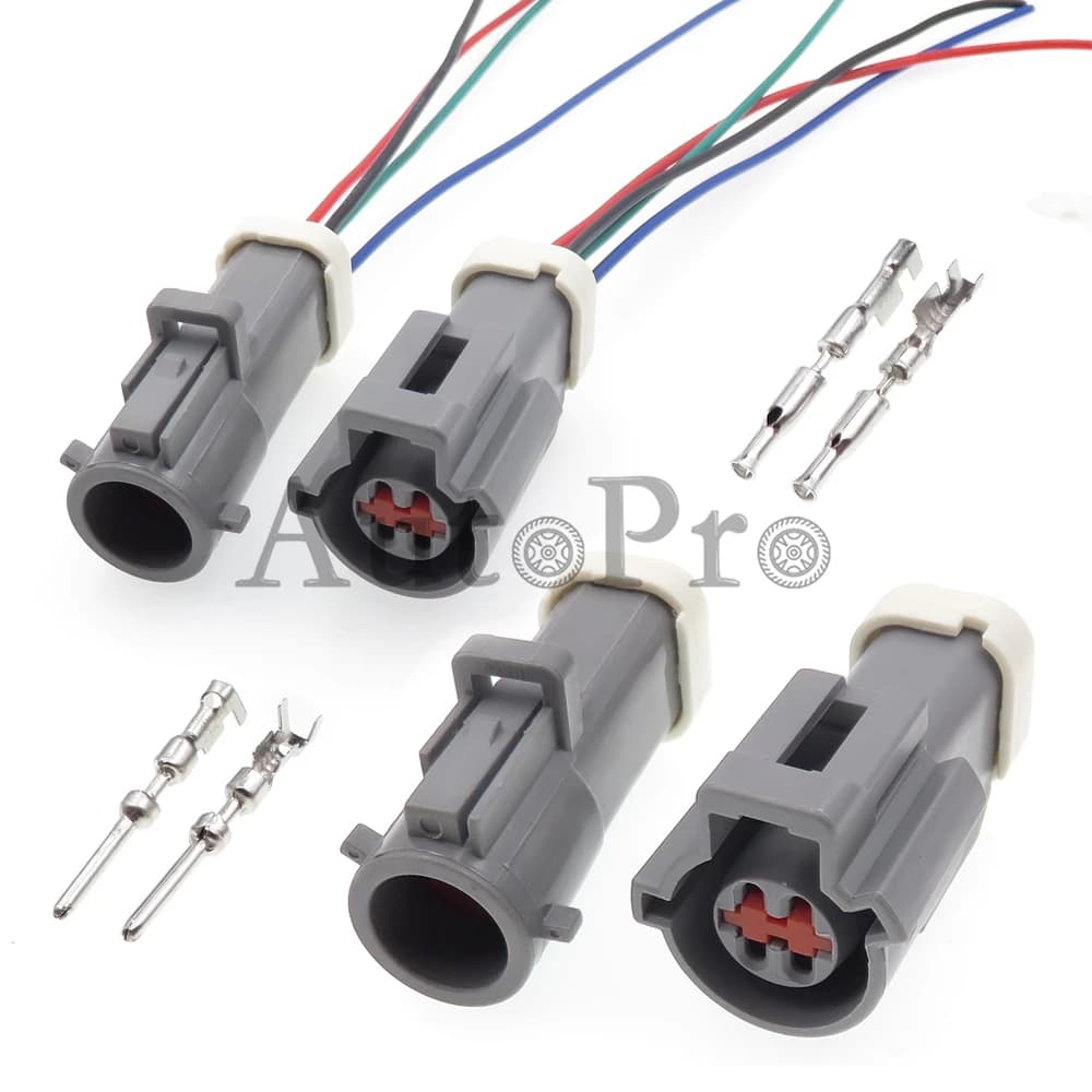 1 Set presa impermeabile per Automobile a 4 fori con terminale adattatore sigillato per Auto connettore per cavo elettrico automatico di avviamento