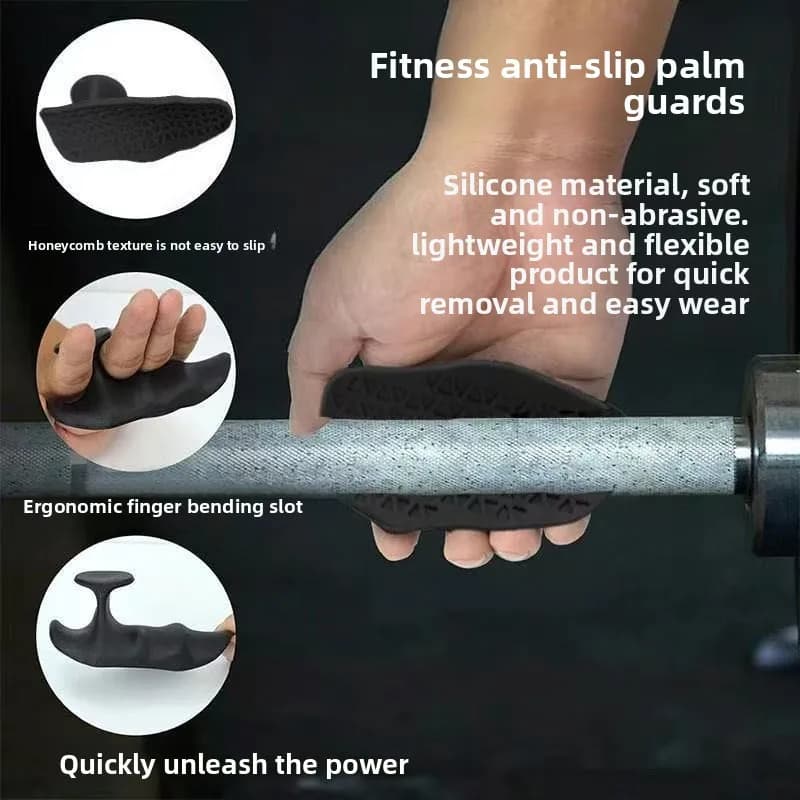 New Silicone Training Gloves: Gym protection for dumbbells and weight lifting