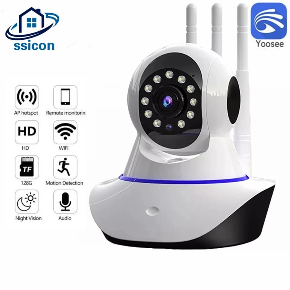 Telecamera Wi-Fi Yoosee da 2 MP Telecamera dome IP PTZ wireless Sicurezza domestica interna CCTV Baby Monitor con porta RI45