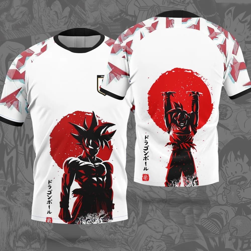 Men's graphic shirt Anime Dragon Ball Goku Short sleeve T-shirt printed in 3D Cool clothing for fans Fashion casual sportswear