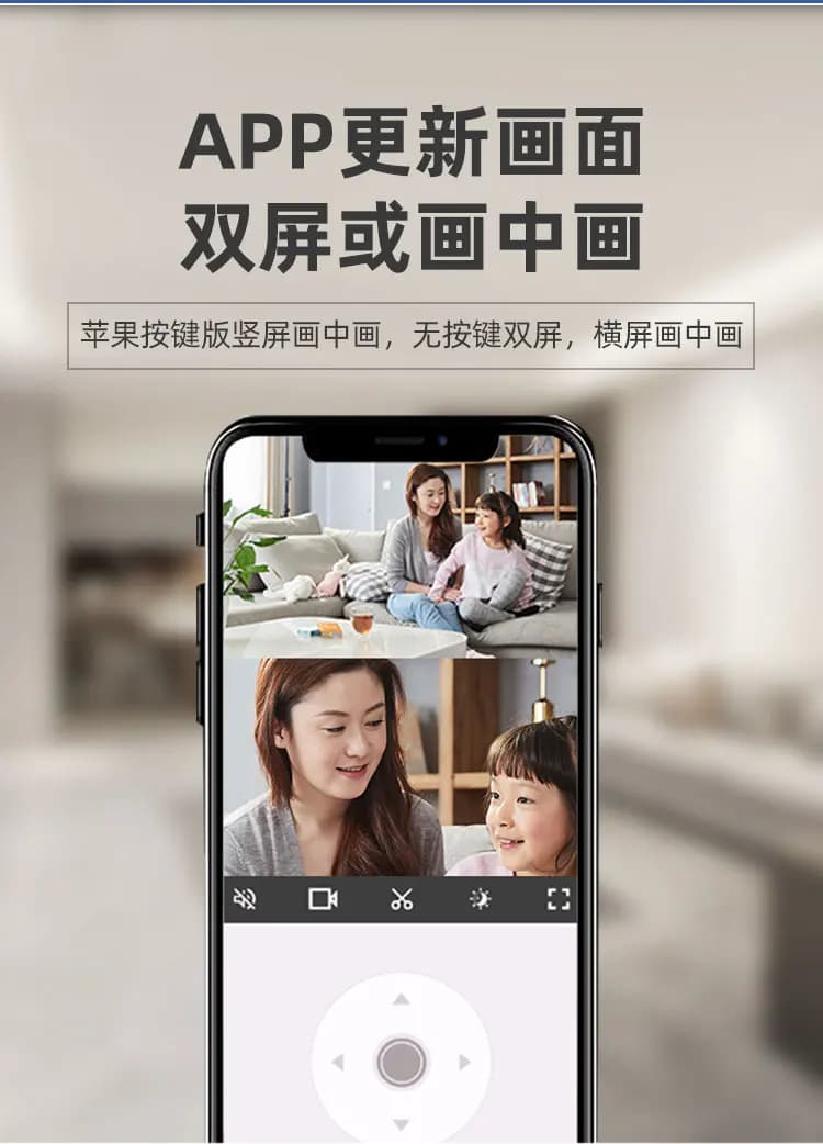 3MP a colori Camcare APP E27 Presa testa lampada Due schermi PTZ IP Dome Telecamera AI Rilevazione umanoide Sicurezza domestica Baby Monitor