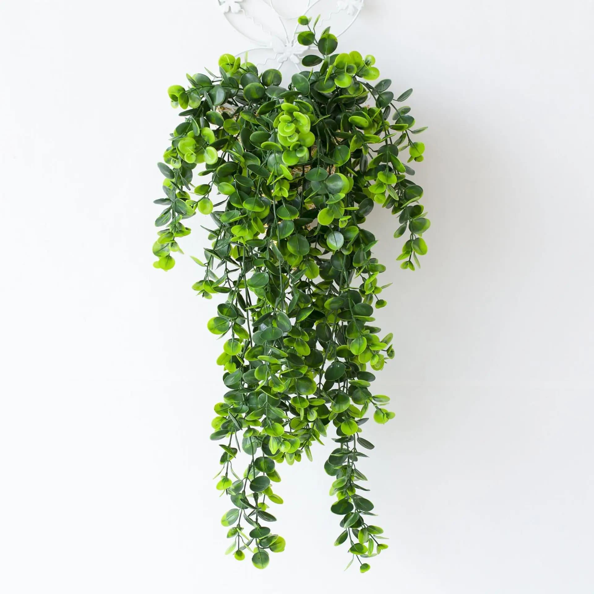 80 cm Artificial green plant Eucalyptus Faces Artificial eucalyptus leaves Green hanging plant Outdoor home decoration Flower