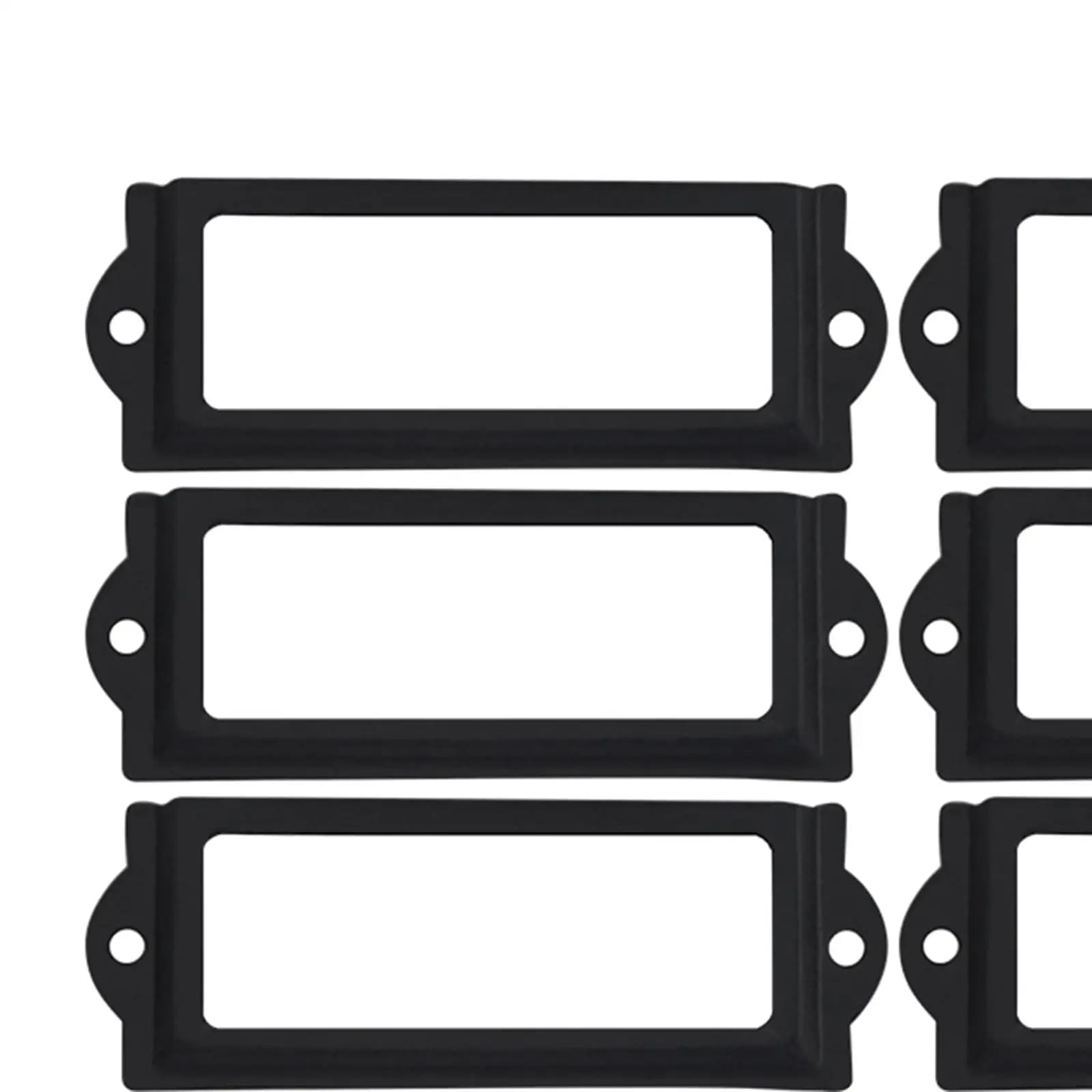 Portaetichette in ferro resistente per casa e cucina, maniglia per etichette da cassetto, porta cartellini identificativi per armadi e contenitori
