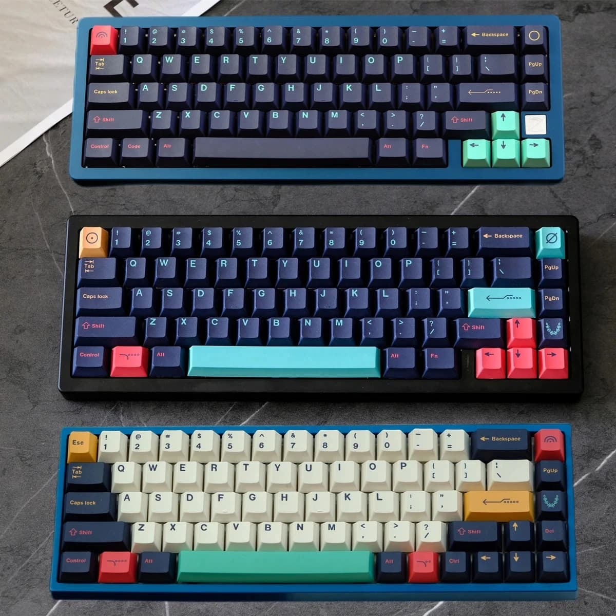 129 Keys/set GMK Metropolis Keycaps Cherry Profile Key Caps PBT Dye Subbed Keycap For 61/64/68/75/87/104/980 Layouts