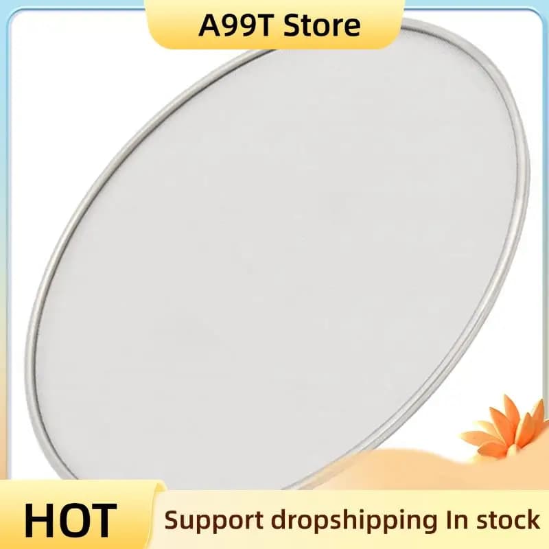 A99T 2X Friggitrice ad aria Schermo per schizzi di olio in acciaio inossidabile Anti grasso Spruzzi antiscottatura Copertura per padella Rete per olio 19CM