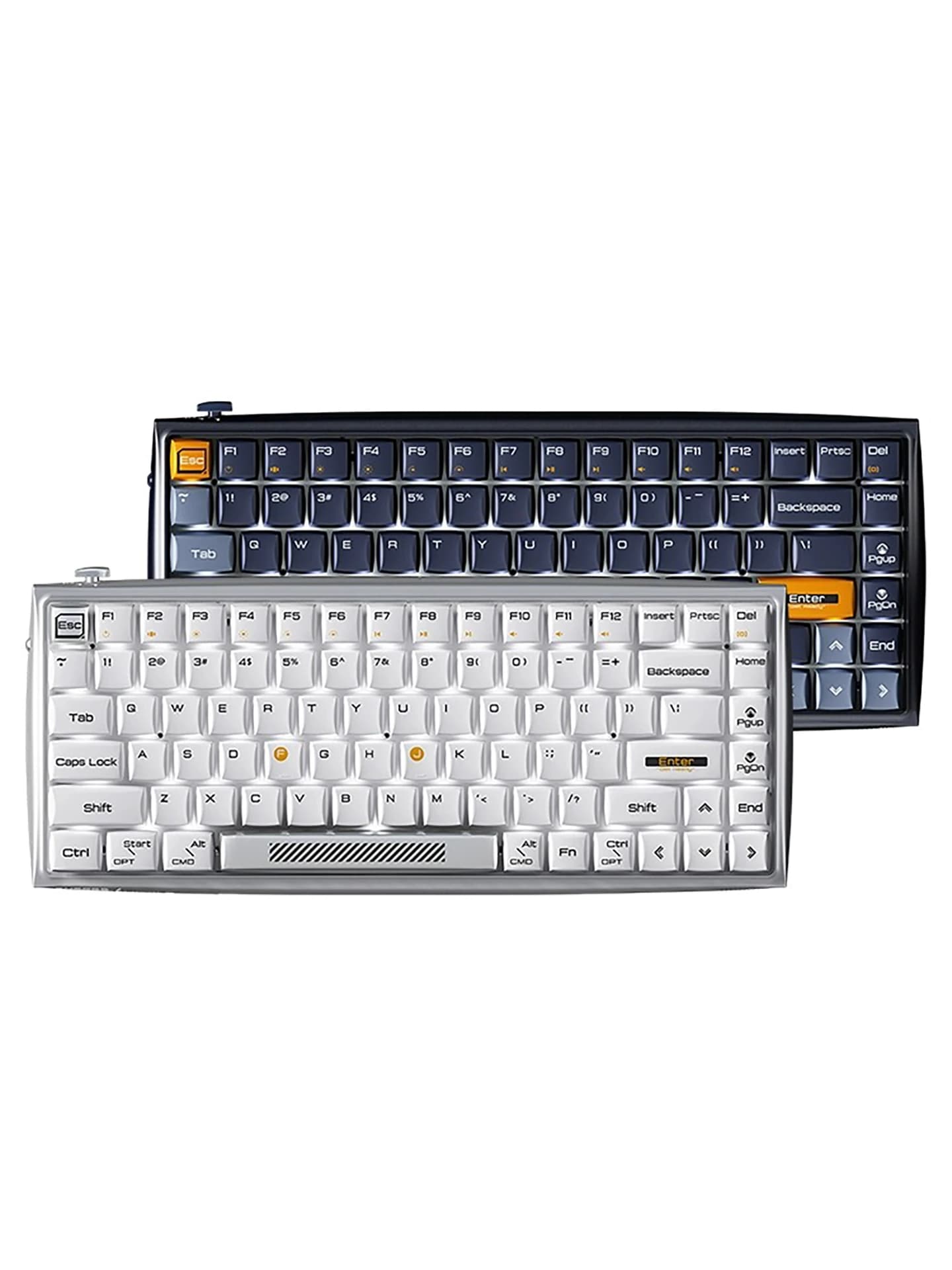 DURGOD Hi Keys Wireless (Bluetooth + 2.4G) tastiera meccanica a 84 tasti retroilluminata dual-mode