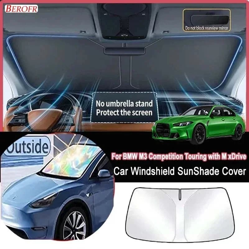 For BMW M3 Competition Touring with M xDrive 2024-2026 Car Windshield Sunshade Sun Shade Heat Insulation Auto Accessories