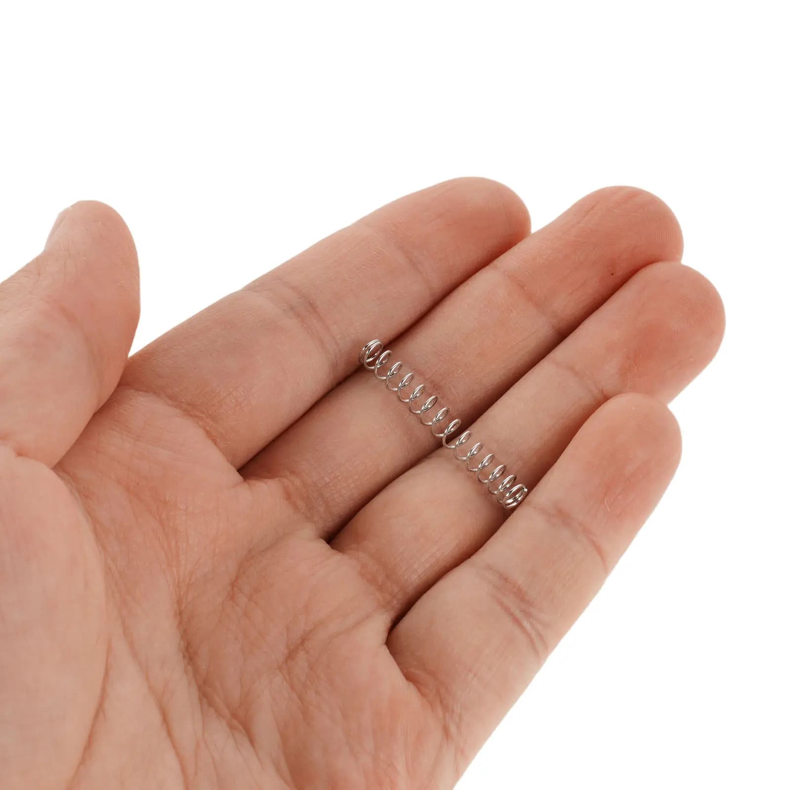 100 Pezzi Molla a Compressione in Acciaio Inossidabile per Penna a Sfera, Ricambio per Molla a Pressione per Penna Gel, Diametro Filo 0,4mm, Diametro Esterno 4mm