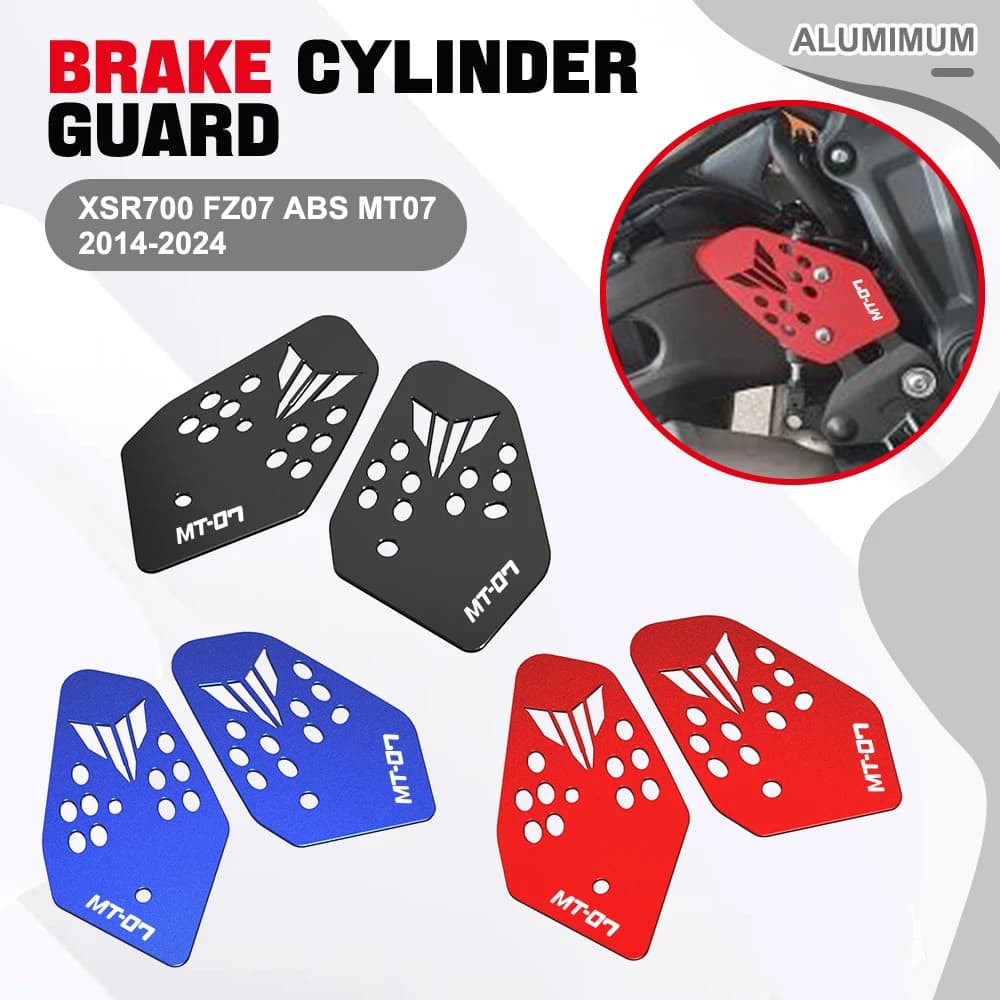 Accessori moto Pedana Poggiapiedi Tallone Piastre Poggiapiedi Pioli Pedale Guard Estensione PER YAMAHA MT07 XSR700 FZ07 2014-2024