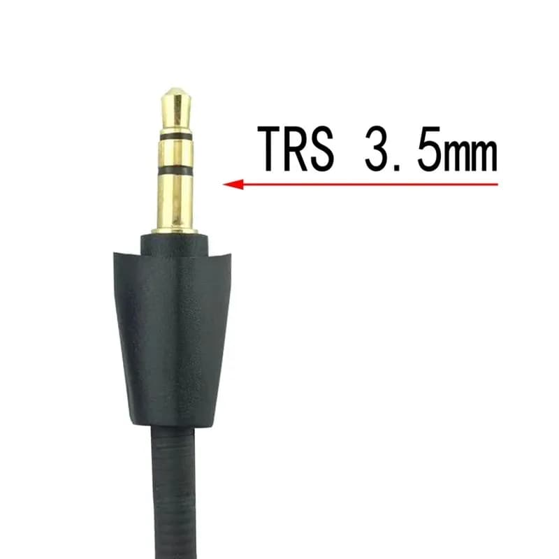 3.5 mm spare microphone for over-ear Edifier G35 cabled gaming headphones, with microphone stand, for e-sport