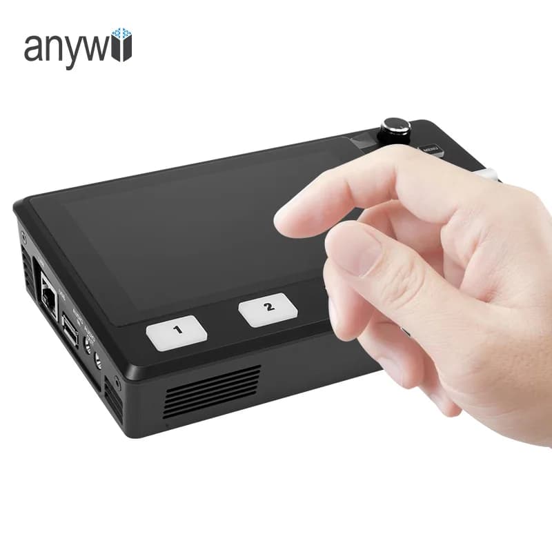 Anywii Video Mixing Ptz Controller Scheda di acquisizione video Multiviewer Mixer da studio Multi fotocamera Switcher video in streaming live