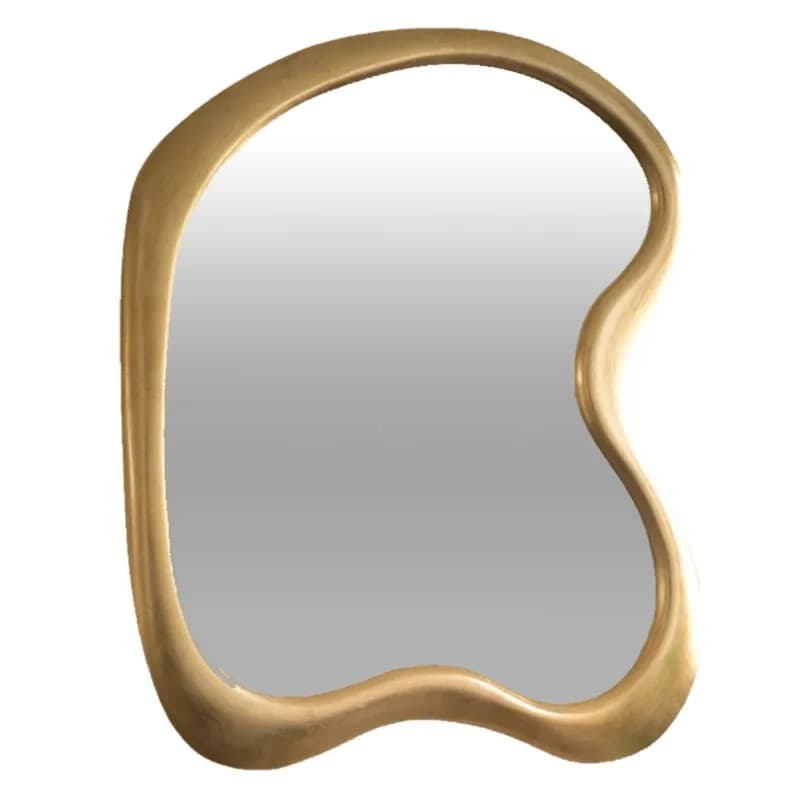 Specchio enigma in stile europeo, specchio da bagno, disappannante intelligente, personalizzazione dello specchio dalla forma speciale