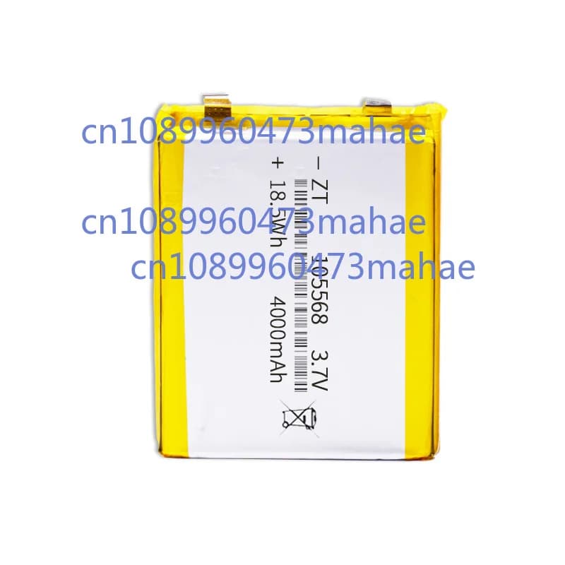2-10 pz 105568 3.7 V 5000 mAh Li Polimero Batteria Al Litio LiPo Per E-book tablet pc portatile banca di potere videogioco GPS DVD batterie