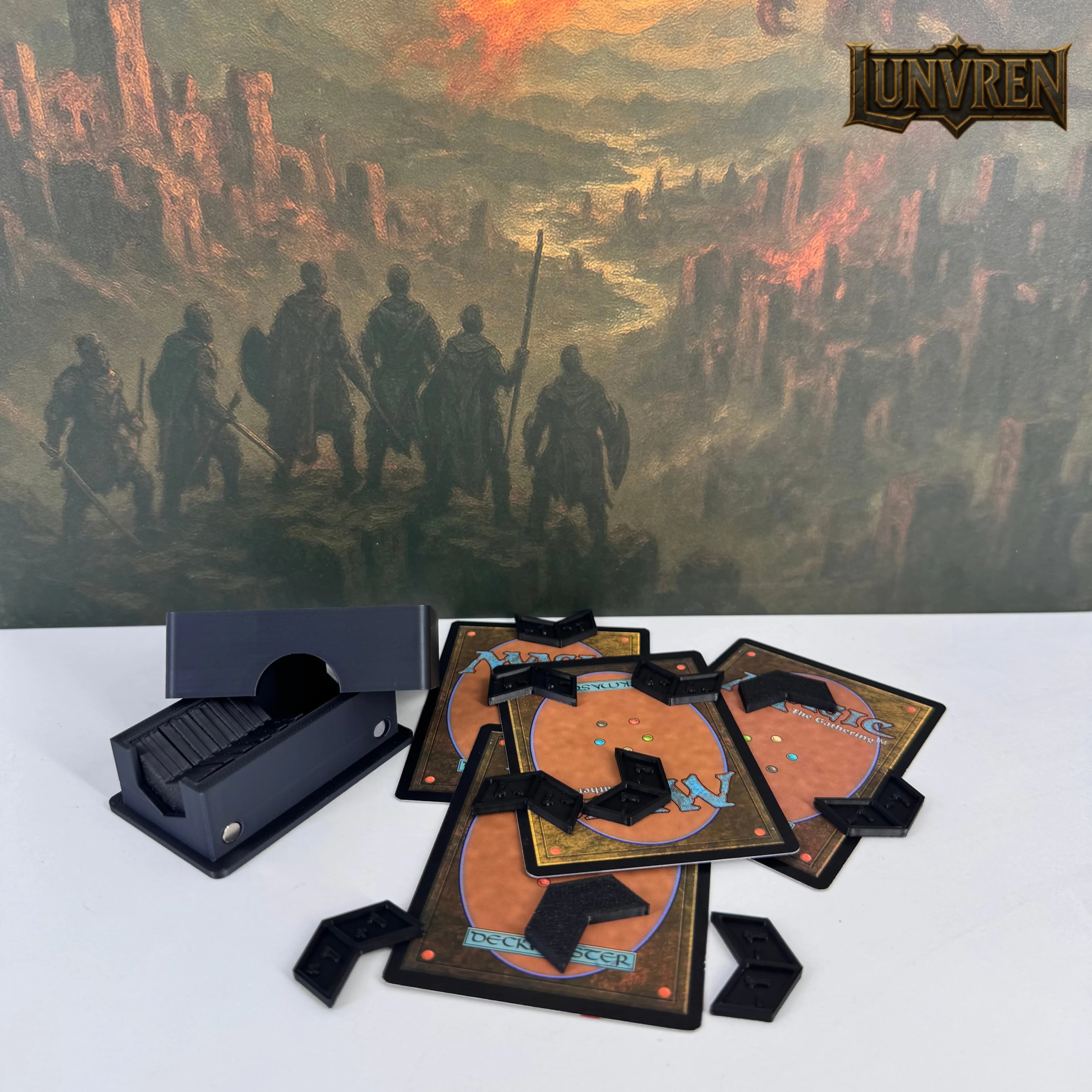 TOKENS Buff Counters expansion set for MTG, DND, TCG with 22 Printed 3D Tokens, TOKENS Plus +1/-1 Counters with Magnetic Box