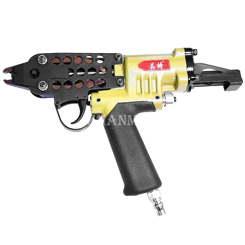 Pistola sparachiodi tipo C Rilegatura gabbia per pollo 760 Pistola per rilegatura Bilanciere Cuscino per seggiolino auto Rilegatura Pistola sparachiodi pneumatica