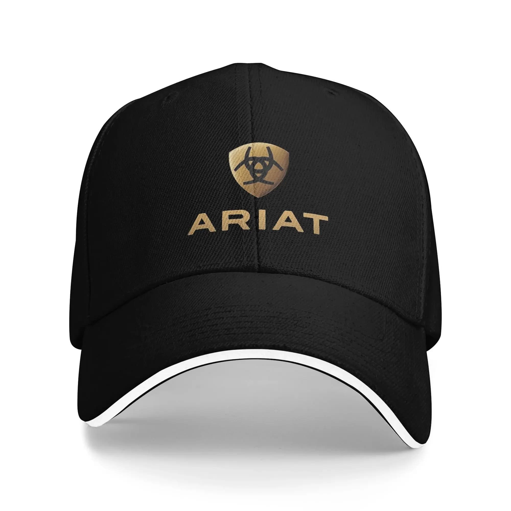 Ariat-Emblem Sun Baseball Cap Summer Casual Hip Hop Hats For Men Adult Kpop Rock Snapback Cap