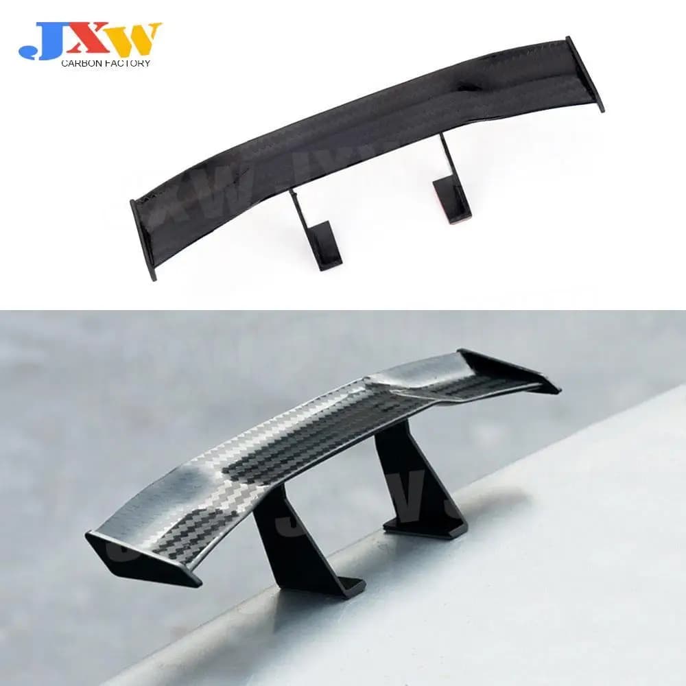 Mini Spoiler Universale per Auto, Aspetto Carbonio, Piccola Aletta Posteriore per Bagagliaio, Accessori Decorativi Divertenti per Esterni