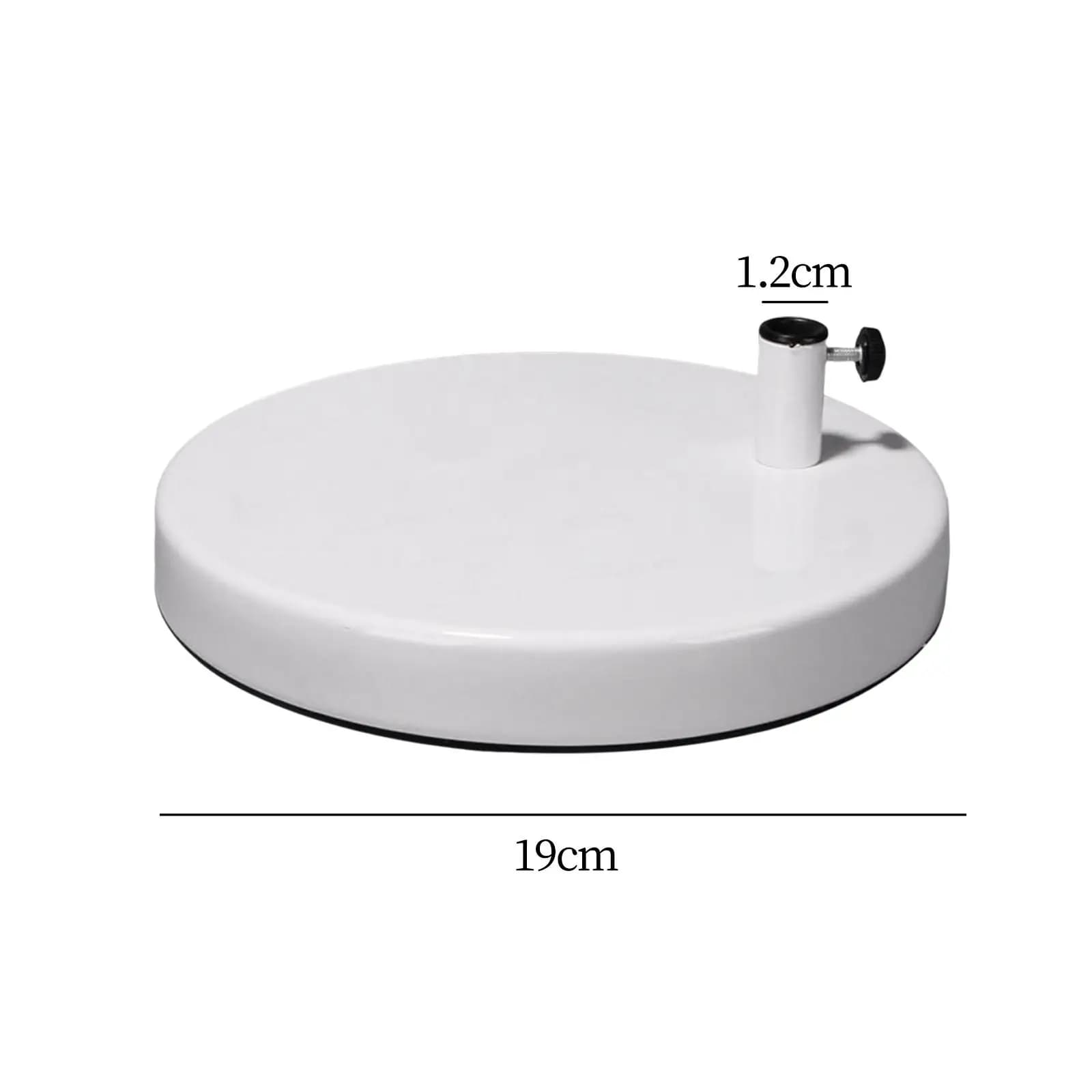 Table Lamp Stand, Metal Round Plate for Desk Lamp, Modern Design