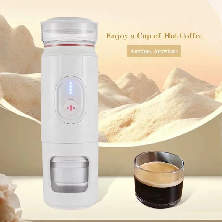 New Product Custom Logo Electric Mini Portable Travel Espresso Capsule Automatic Coffee Machine Coffee Capsule Machine 2024