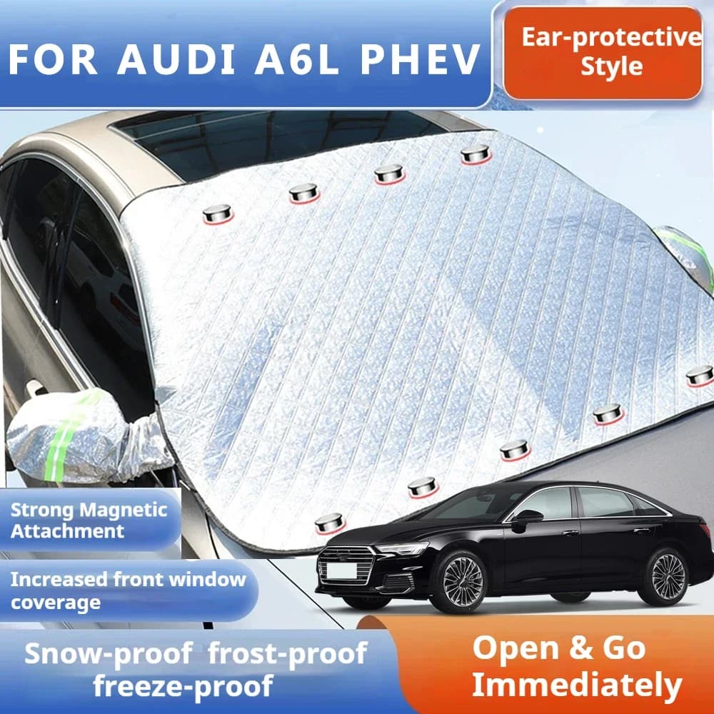 Addensato Auto Ora Parasole Parabrezza Copertura Con 5/9 Magneti Protezione UV Anti Neve Luce Solare Per Parabrezza Anteriore per AUDI A6L PHEV