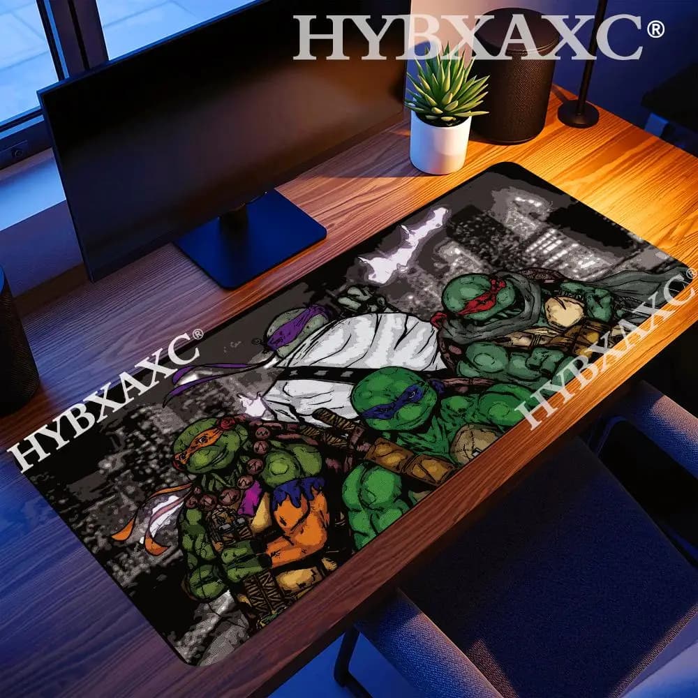 HYBXAXC T-Teenage M-Mutant Ninja T-Turtles Mouse Pad XXL Gaming Tappetino per mouse grande Tappetino per mouse da gioco Tappetino per scrivania PC Tappetino per tastiera Computer