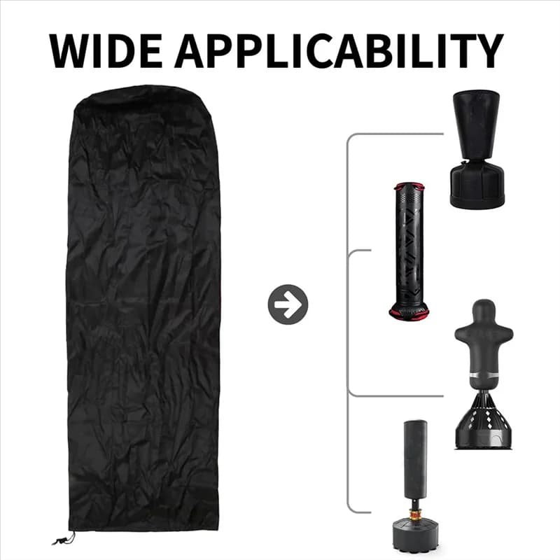 NALFI-58.2 ''X13 '' Boxing bag cover Outdoor waterproof Oxford fabric boxing bag cover Independent heavy bag cover Black