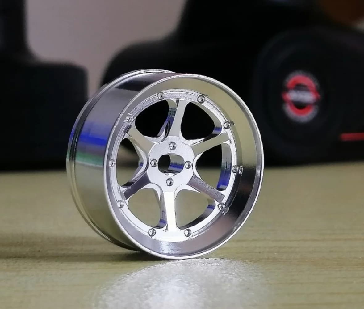 Ruote metalliche di simulazione ad alta precisione per MINI - Z, MINI - D, AMZ, MINI - Q, DRZ, GLA Mini Drift Cars