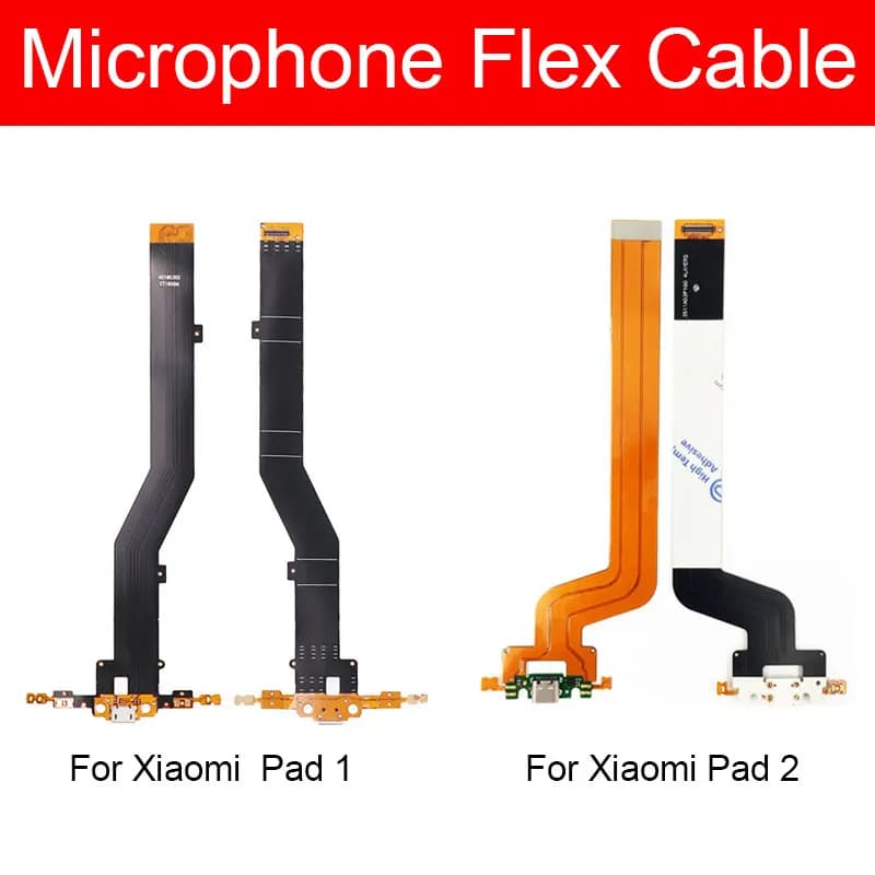 USB Jack Caricabatterie di Bordo della Porta Per Xiaomi Mi Pad MiPad Miglio Piatto 1 2 USB di Ricarica Spina Del Connettore Del Bacino di Bordo cavo della flessione di Ricambio