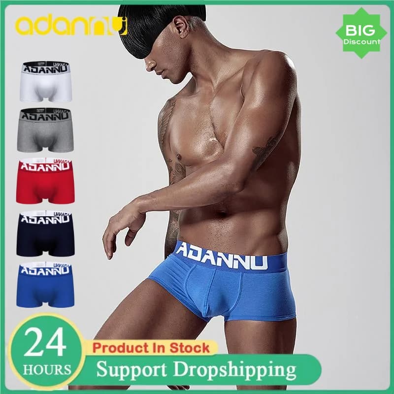 1/6 PCS Boxer da uomo Intimo Tessuto modale Traspirante Cueca Tanga Mutande comode Boxer Calzoncillo Pantaloncini da uomo