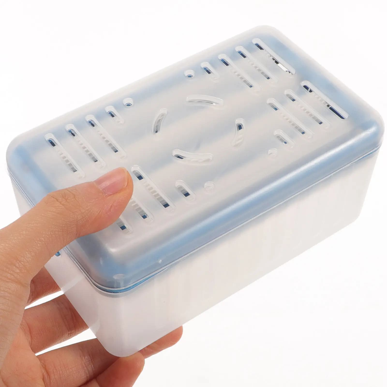 Scatola schiumogena per sapone leggera da 3 pezzi con rulli rialzati e design cavo per il piano di lavoro della cucina e del bagno