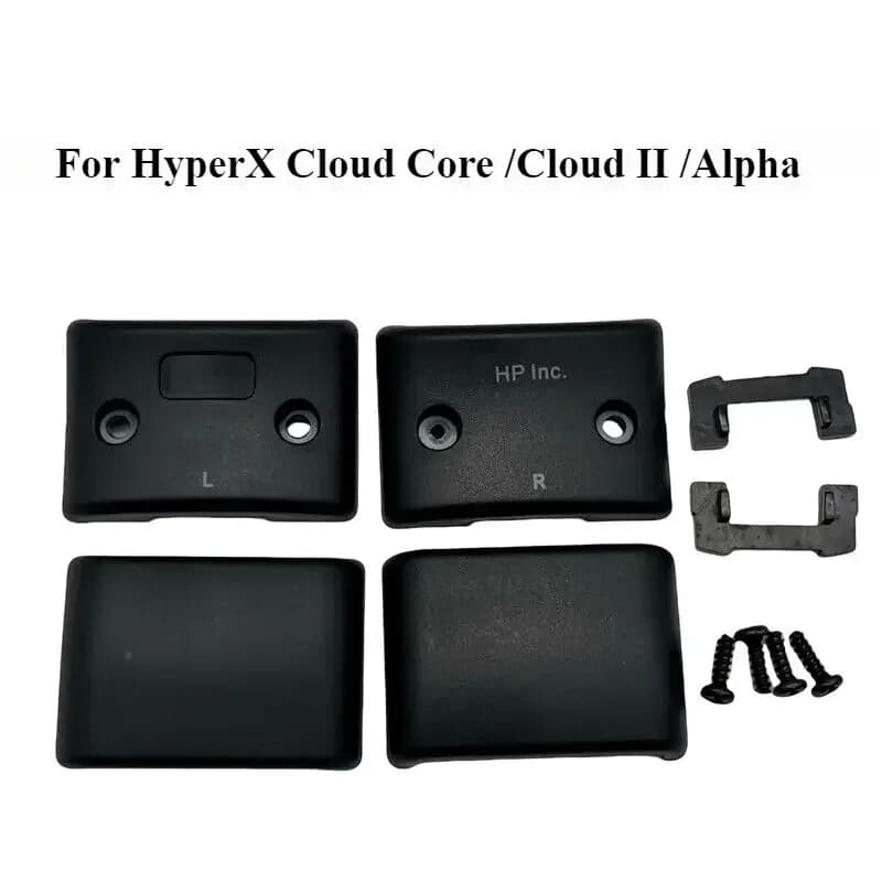 Parti di ricambio Fibbia con cerniera in plastica per cuffie cablate HyperX Cloud Core /Cloud II /Alpha non compatibili con le cuffie wireless