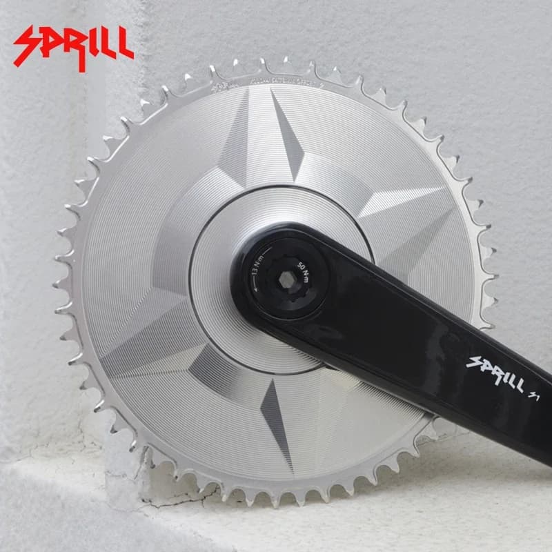 PASS QUEST SPRILL X110BCD 3-S Corona per bicicletta Offset da 3 mm (4 bulloni completamente chiusi) Corona tonda stretta larga