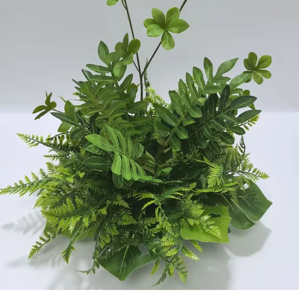 Artificial Green Grass Simulation of potted plants potted fake grass green artificial plants home desktop decoration