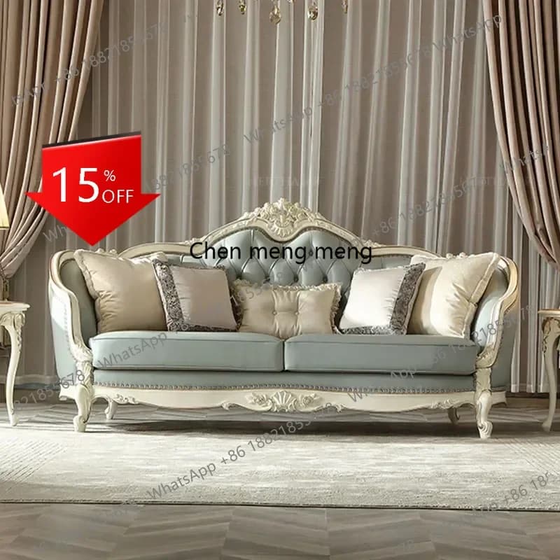 Divano Ergonomico A46 con Braccioli Imbottiti, Lussuoso ed Elegante per Soggiorno, Comodo per Coppie, Unico per Camera da Letto