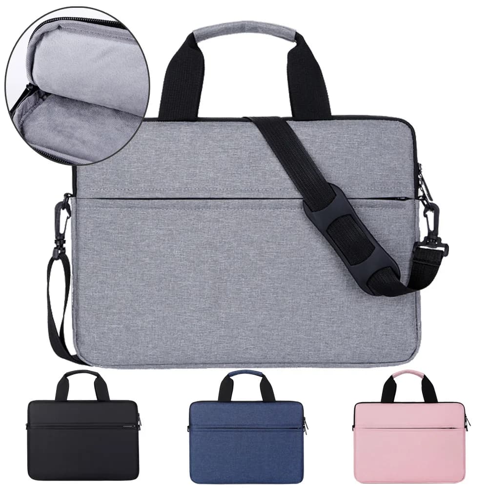 Borsa da uomo di lusso per laptop in tessuto di nylon Pendolarismo da ufficio Nuova custodia interna per laptop Huawei portatile da 13 pollici Borsa da viaggio leggera da 15,6 pollici