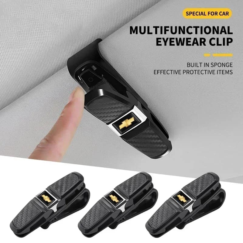 Multifunction Auto Sun visor Sunglasses Eyeglasses Clip For Chevrolet Trax Niva Avalanche Orlando kalos Equinox Accessories