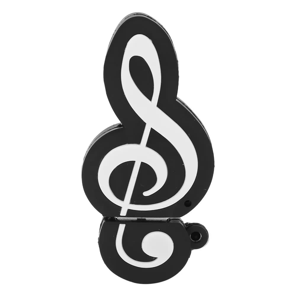 Cute Design 16GB USB Flash Drive Music Note Shape High Speed Thumb Drive Portable Memory Stick External Movie Music Storage