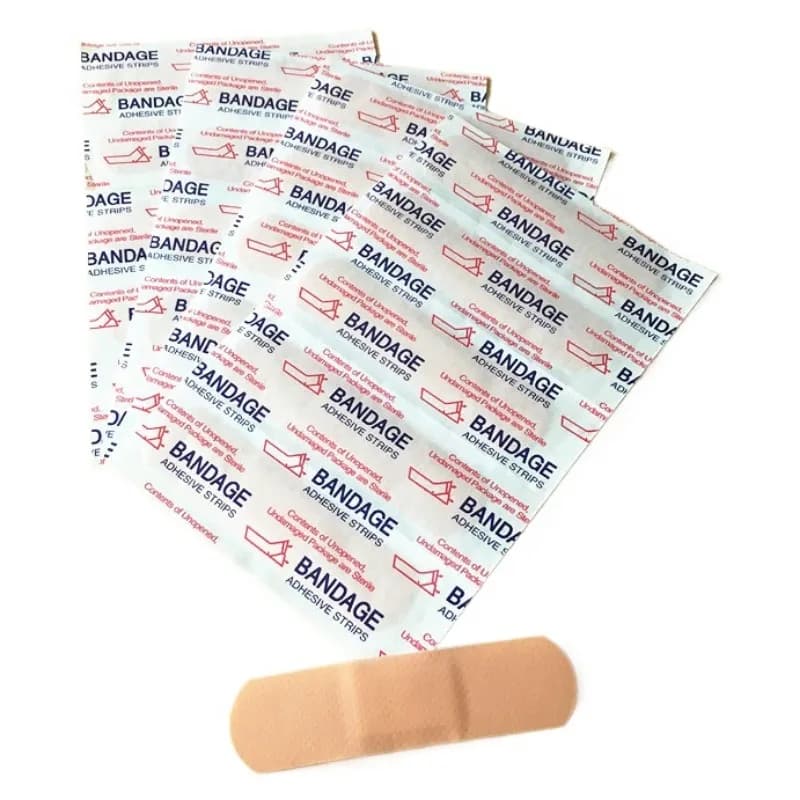 50 pz/set cerotto trasparente Non trasparente per cerotti per medicazione per ferite nastro Patch di pronto soccorso bende adesive pied plast