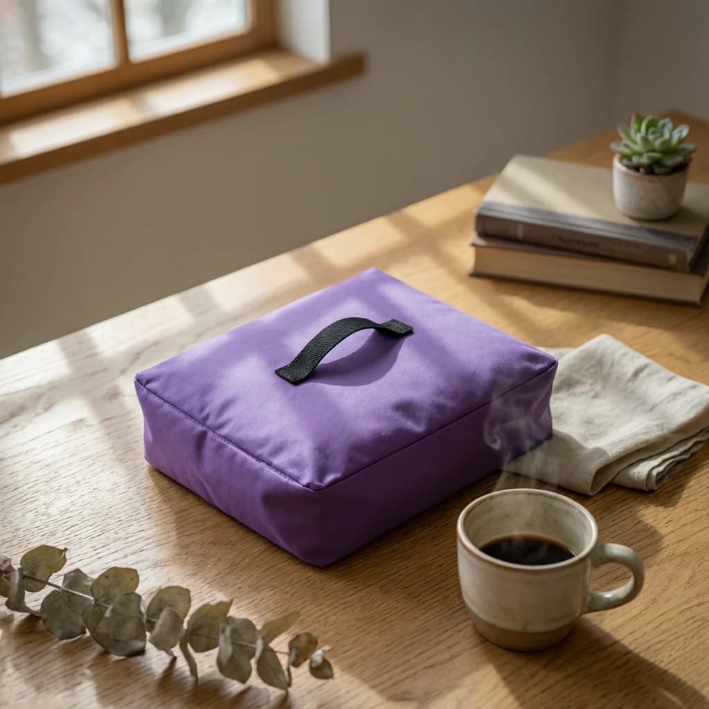 Padded Singing Bowl Bag Tapered Singing Bowl Carrying Case Pyramid Bag Zippered Storage Accessory Zipper Closure