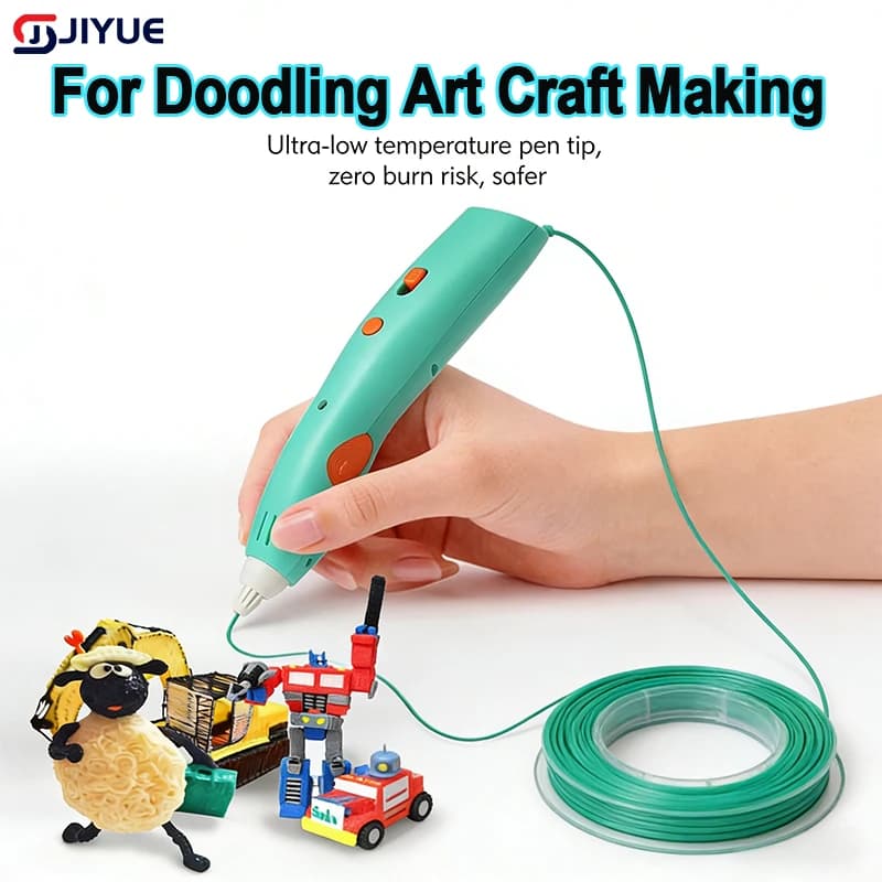 Lenovo 3D Pen Filament Parts Compatible with 3Doodler Start+ PCL 1.75mm 3D Printer Doodler Pen Charging Packages for Children