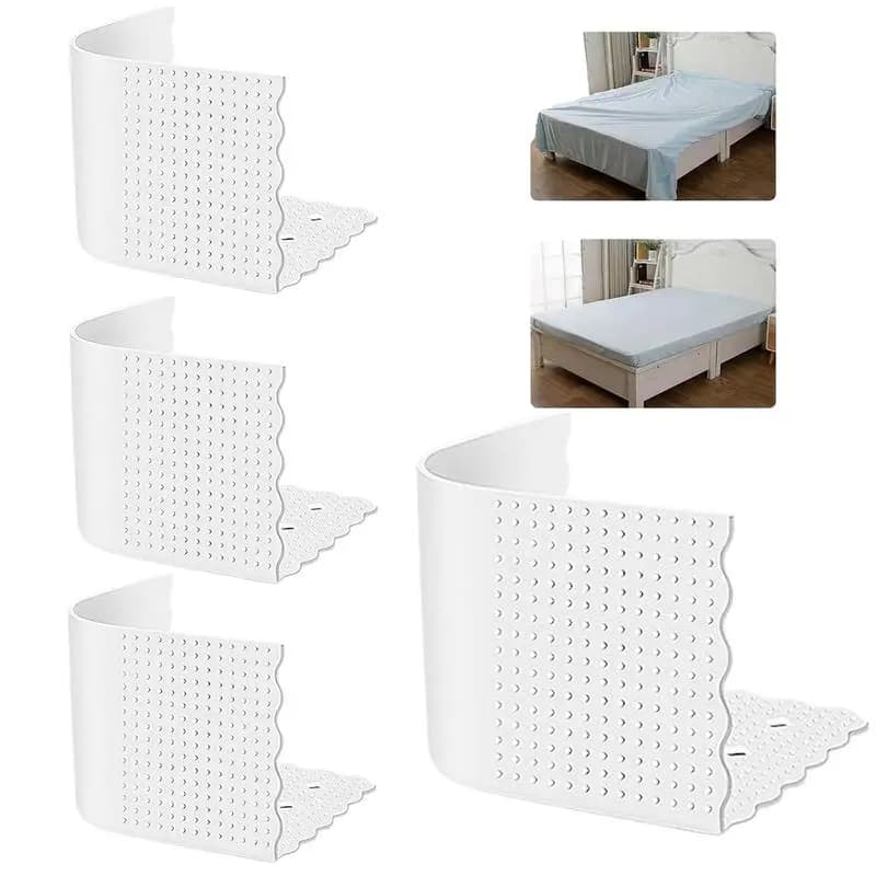 4X Corner Sheet Holders Adjustable Bed Sheets Fixing elements for heavy load sheets to keep the sheets on the bed for