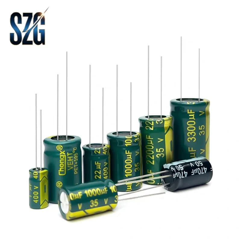 Condensatore Elettrolitico in Alluminio ad Alta Frequenza 16V DIP 10 22 47 100 470 1000 2200 2700u3300 4700 5600 6800 10000 15000 22000uF