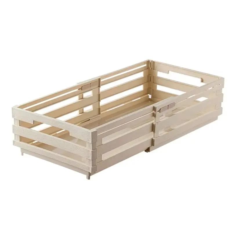 Drawer-Style Storage Box,Scalable Clothing & Kitchen Storage Basket,Collapsible Storage Box Organizer For Kitchen-A57M