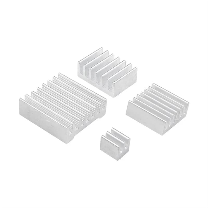 For Raspberry Pi 5 Heat Dissiptor CPU mounting design with adhesive support chip Heat Cooling Heat Sink Set