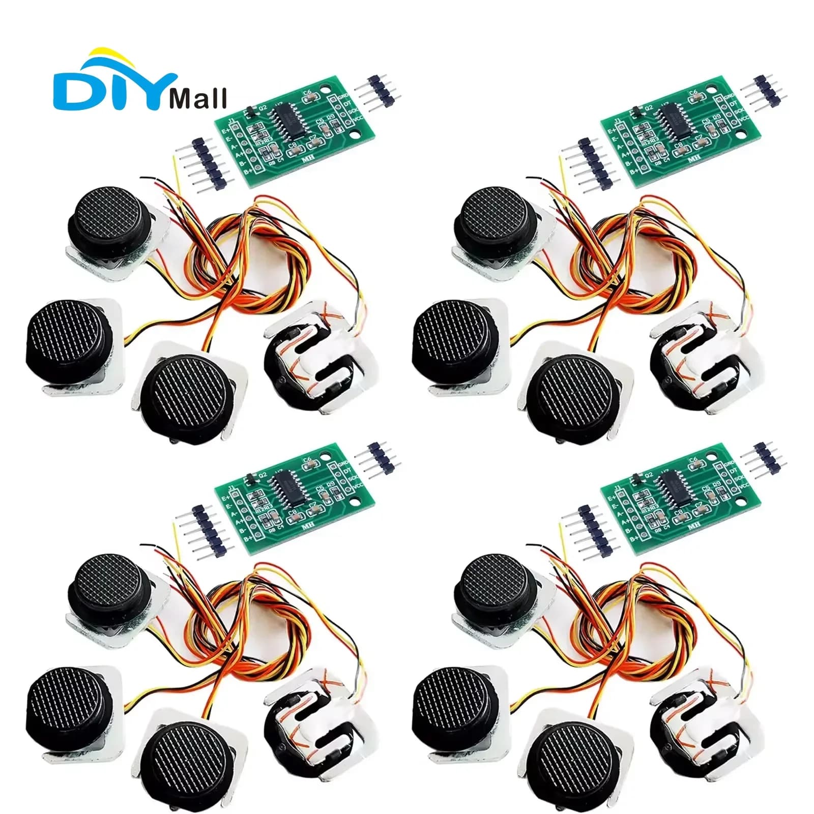 DIYmall Weight Sensor with 50KG Load Cell and HX711 Amplifier Module for Arduino Projects