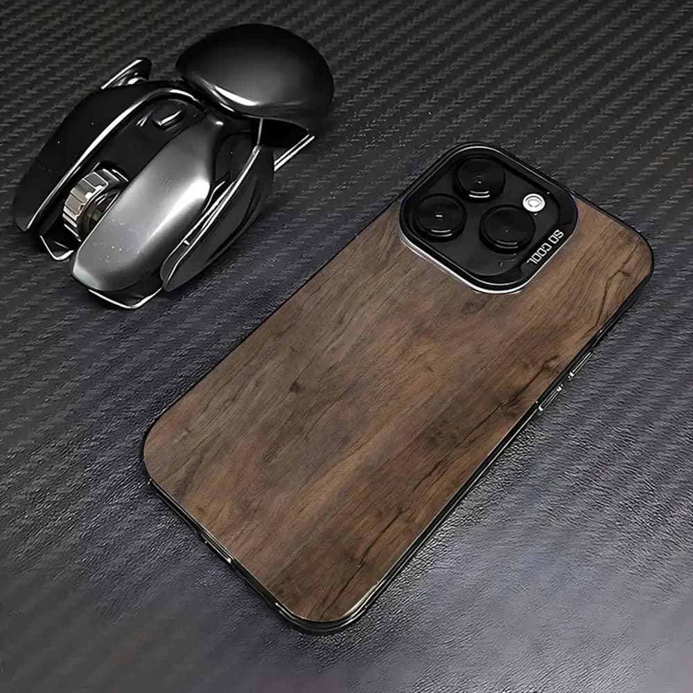 Wood grain fashionable phone case suitable for iPhone 16 17 15 14 13 12 11 Pro/Max/Plus anti drop and shockproof back cover