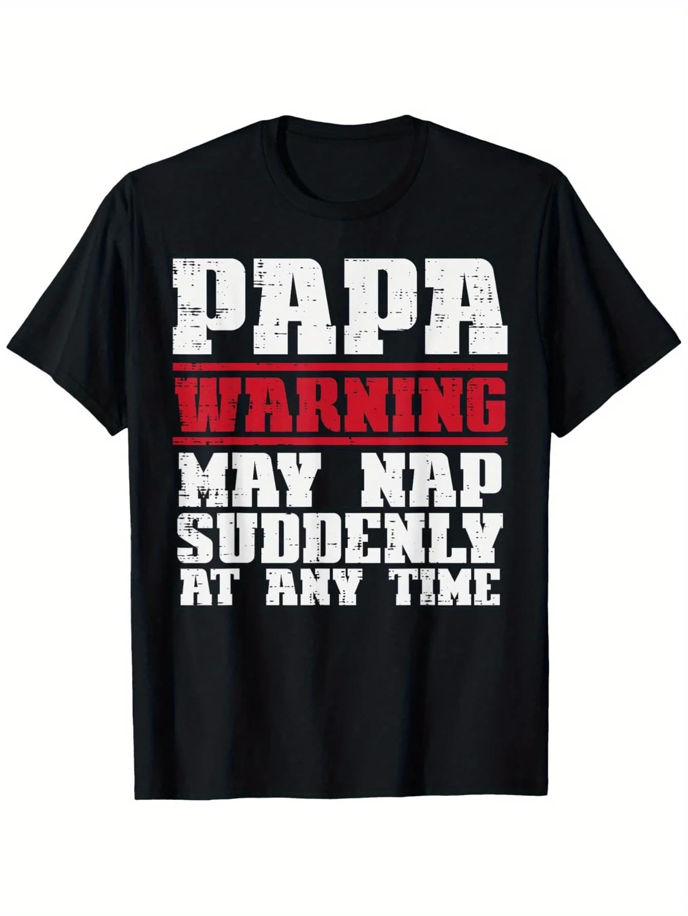 T-shirt con design a faccia di pinguino - Nero bianco/arancione, maglietta casual giocosa S-XXXL