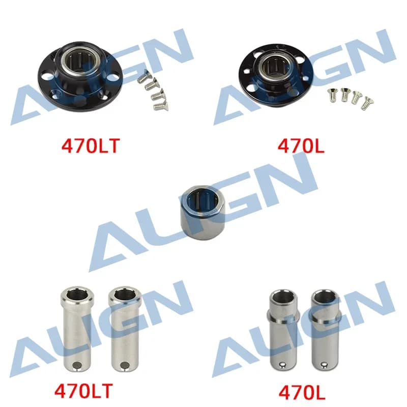 Allineare T-REX 470L Set di custodie per ingranaggi principali albero cuscinetto unidirezionale muslimexatex trex 470 pezzi di ricambio elicottero RC